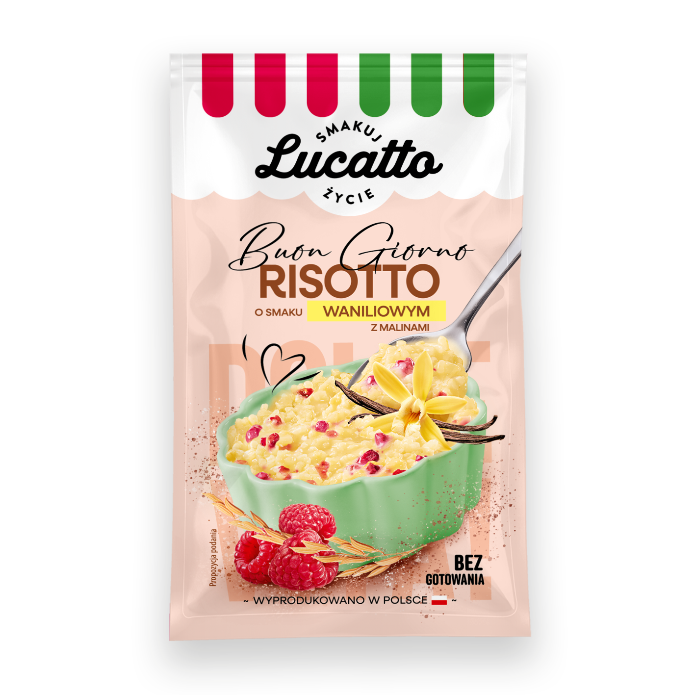 Lucatto RISOTTO WANILIA MALINY