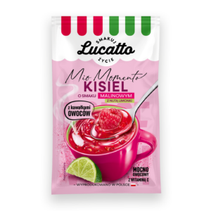 Kisiel malina z nutką limonki