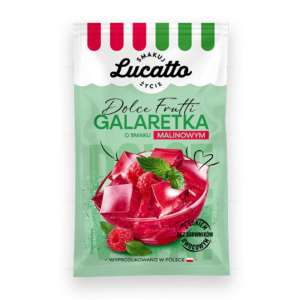 Galaretka o smaku malinowym