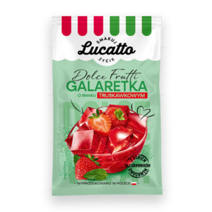 Galaretka o smaku truskawkowym