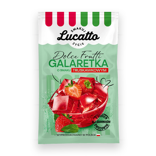 Galaretka o smaku truskawkowym