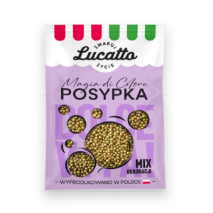 Posypka – magia di colore – złoty maczek