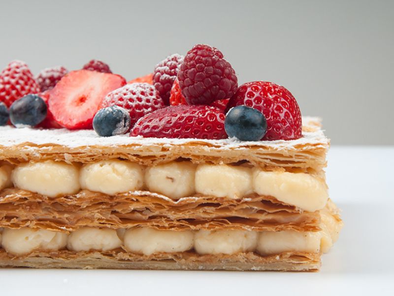 puff pastry cake with custard cream 69f02d0a
