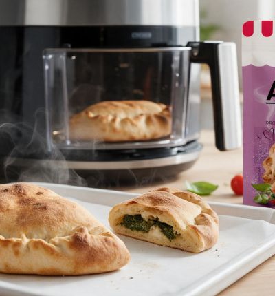 Jesienna tarta z gruszką i cynamonem 2 Ciasto z air fryera