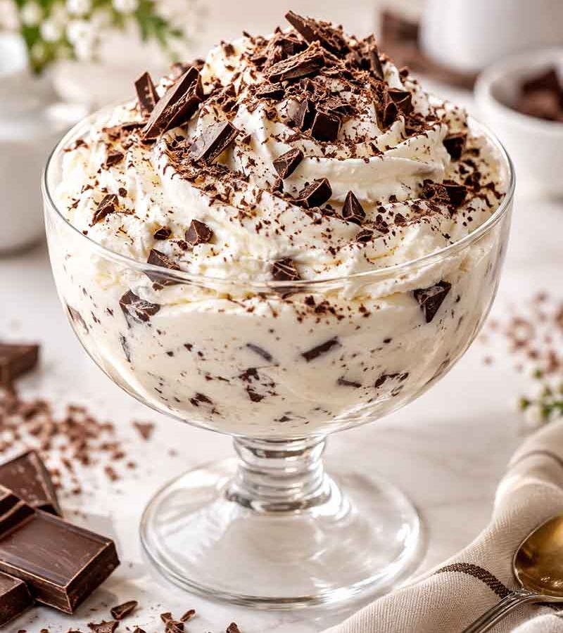 Szybka “stracciatella” w pucharku 1 szybka stracciatella w pucharku