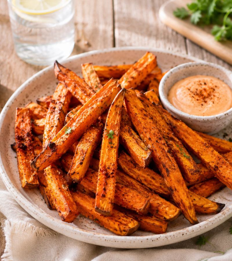 Frytki z batatów „sunset fries” 1 Frytki z batatów