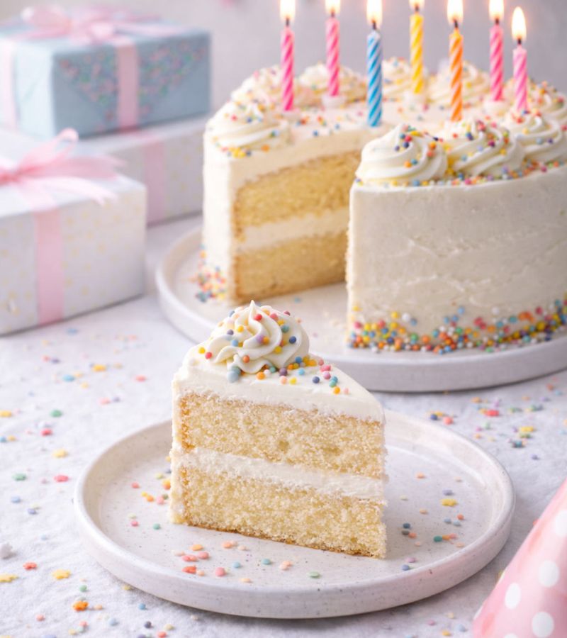 Tort klasyczny waniliowy 1 Tort klasyczny waniliowy