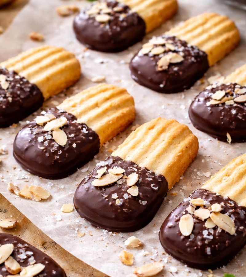 Ciasteczka maczane w czekoladzie 1 Ciasteczka maczane w czekoladzie