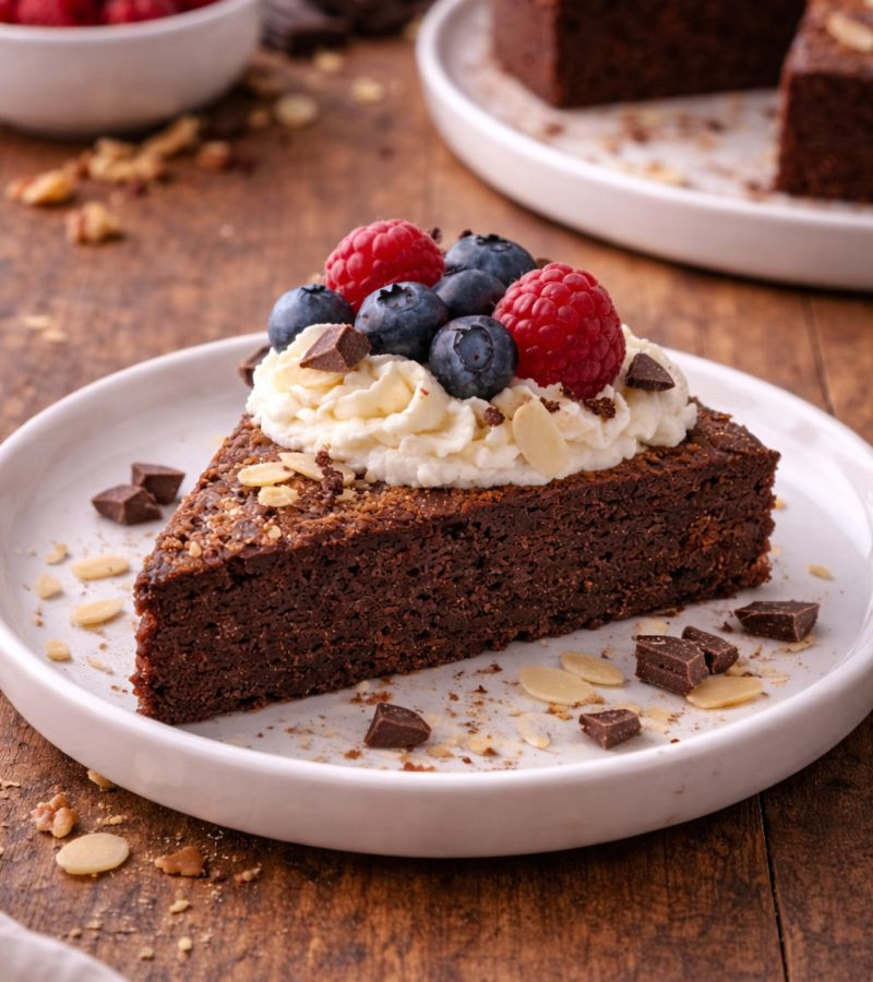 Ciasto ricotta & kakao bez cukru 1 Ciasto ricotta & kakao bez cukru