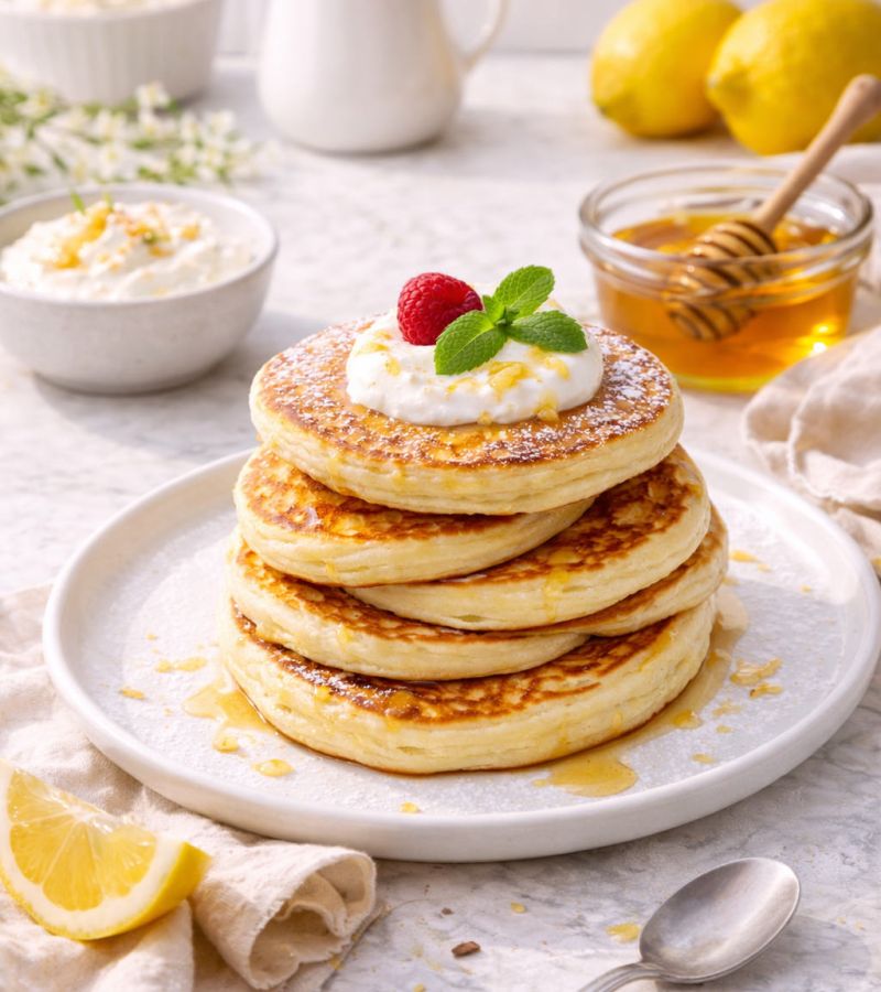 Placuszki ricotta z cytryną – Frittelle di Ricotta 1 Placuszki ricotta z cytryną