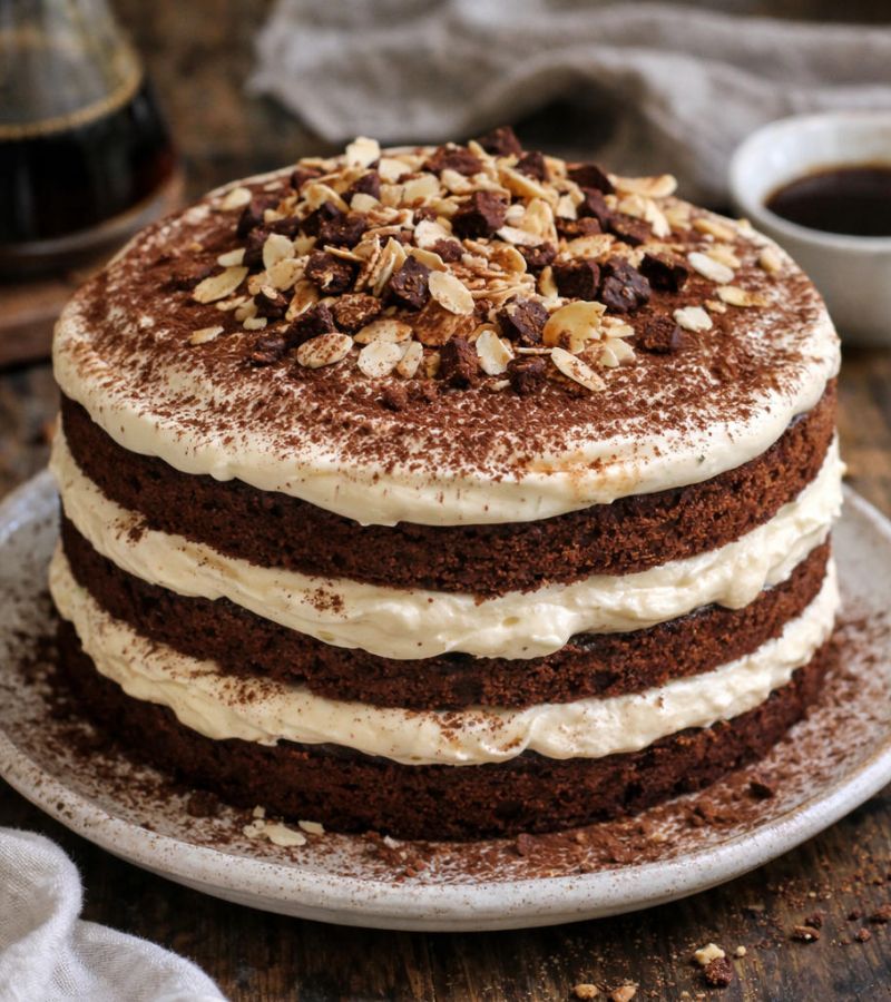 Tort „Kawa & Amaretto” jak tiramisu 1 Tort „Kawa & Amaretto” jak tiramisu