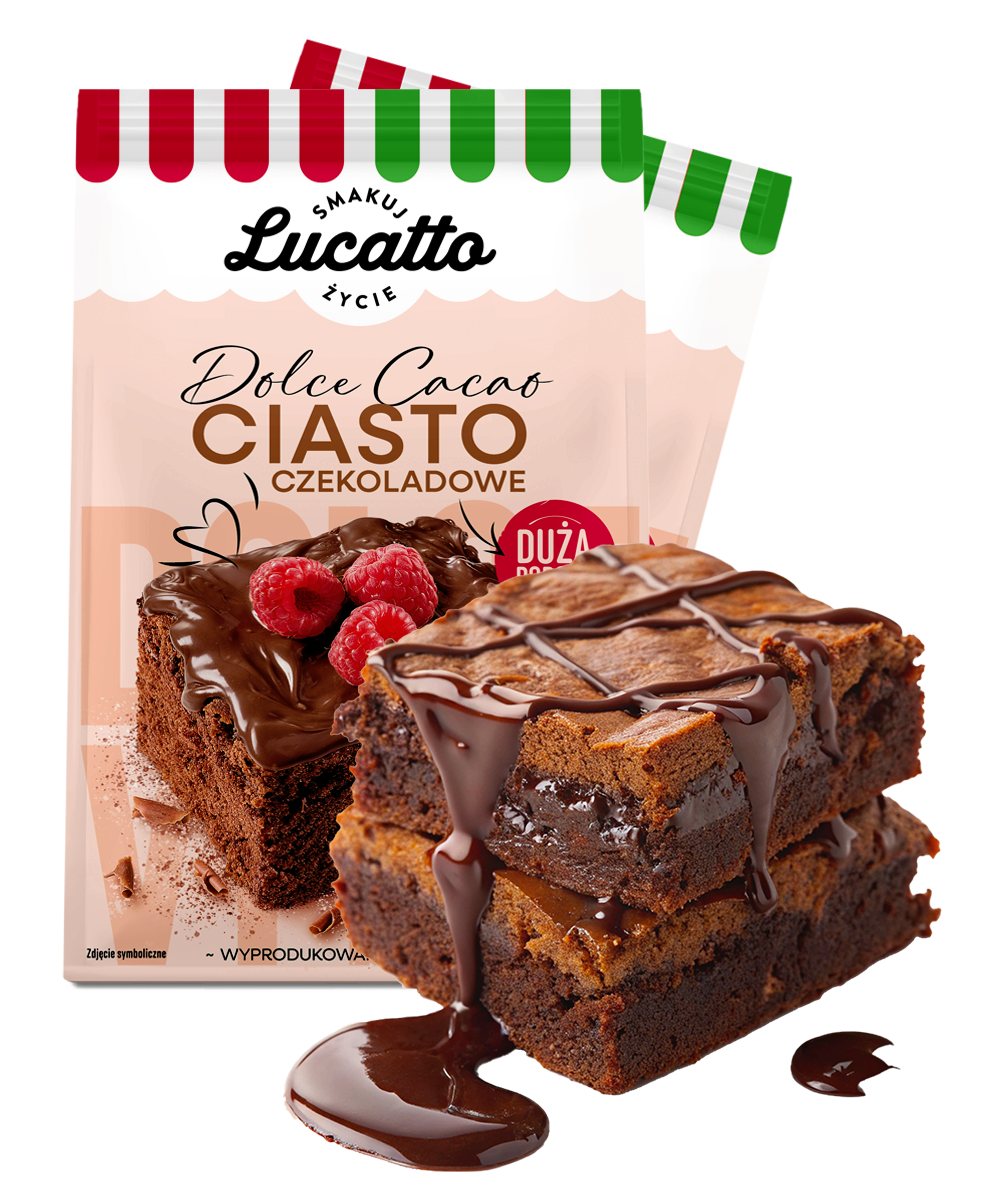 EMIX Lucatto DUZA PORCJA CIASTO CZEKOLADOWE 1