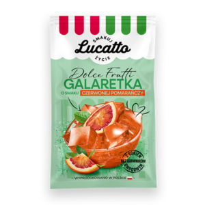 Galaretka o smaku czerwonej pomarańczy
