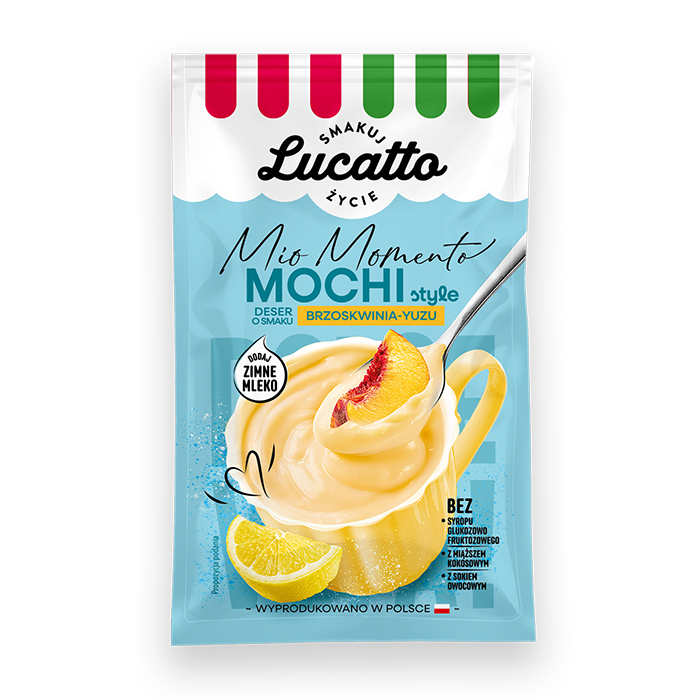 Mochi deser o smaku brzoskwinia - yuzu 1 Mochi deser o smaku brzoskwinia - yuzu
