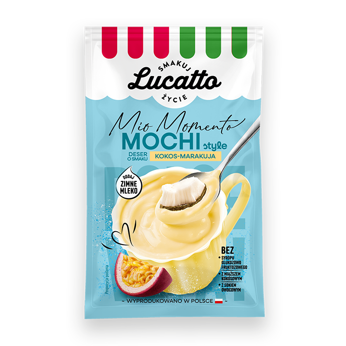 Mochi deser o smaku kokos - marakuja 1 Mochi deser o smaku kokos - marakuja