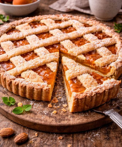 Klasyczna crostata z dżemem