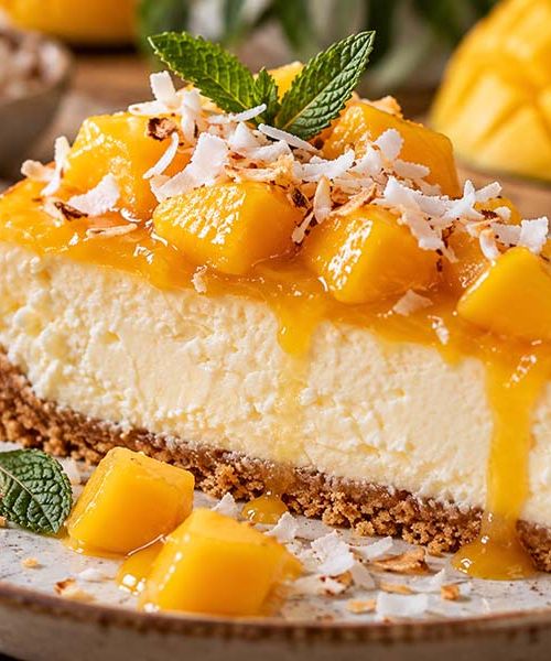 sernik kokosowy z mango przepis bez pieczenia 2d4025c0