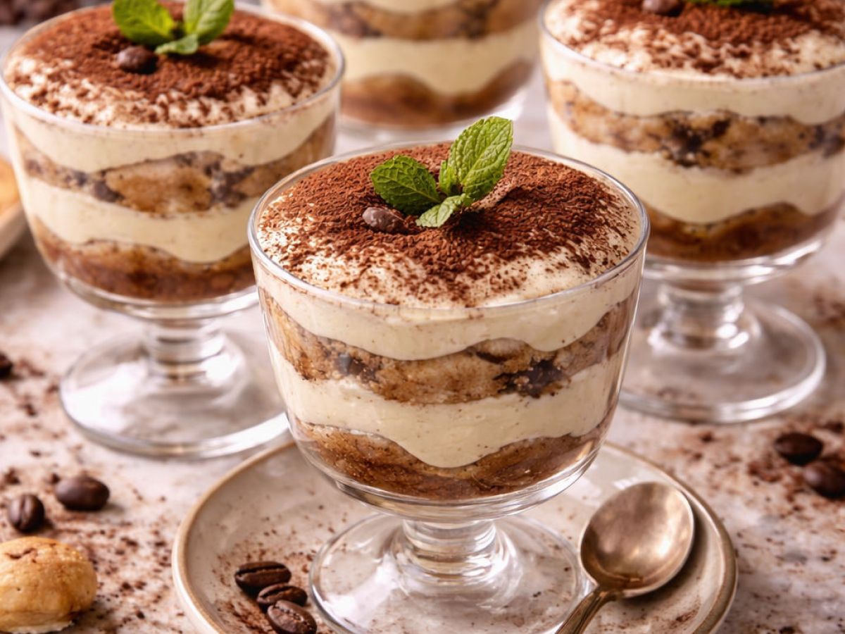 klasyczne tiramisu w pucharkach 40f33e61