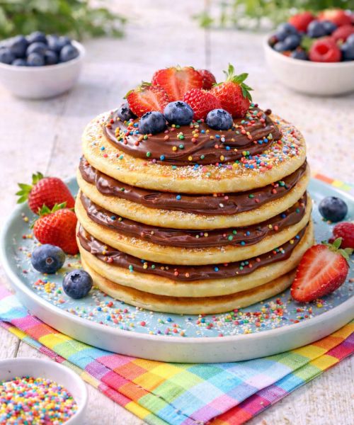 Pancakes z kremem czekoladowym