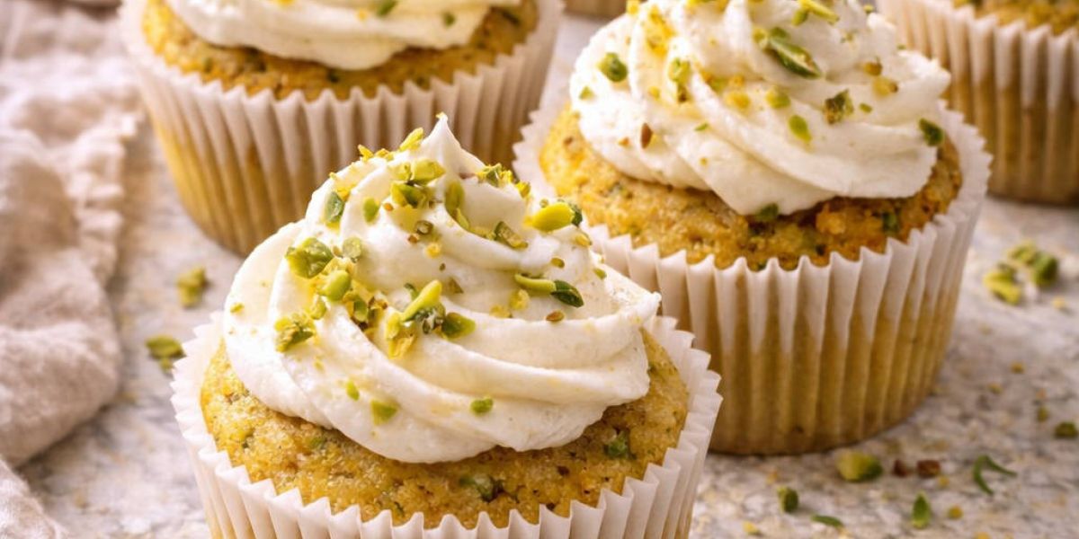 babeczki pistacjowo waniliowe z kremem mascarpone 4fd263f8