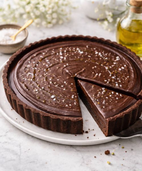 Tarta czekoladowa z oliwą i solą morską (jak z Mediolanu)