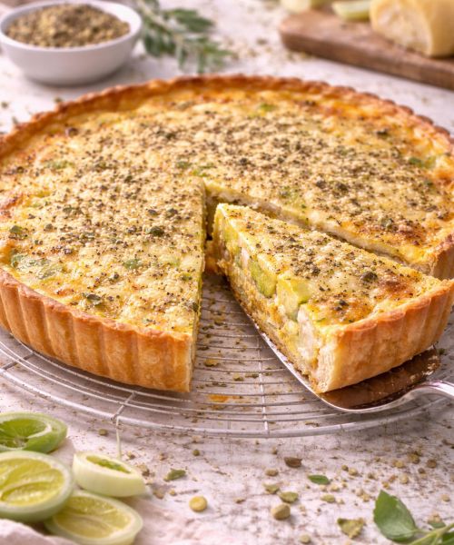 Quiche „Cacio e Pepe” z porem