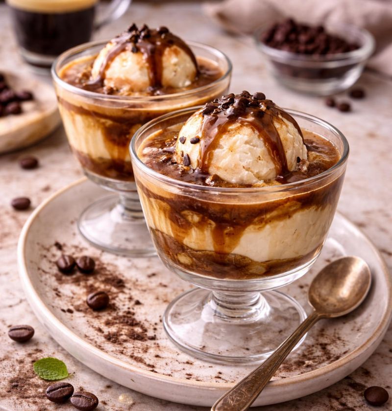 Affogato (lody + espresso) 1 Affogato (lody + espresso)