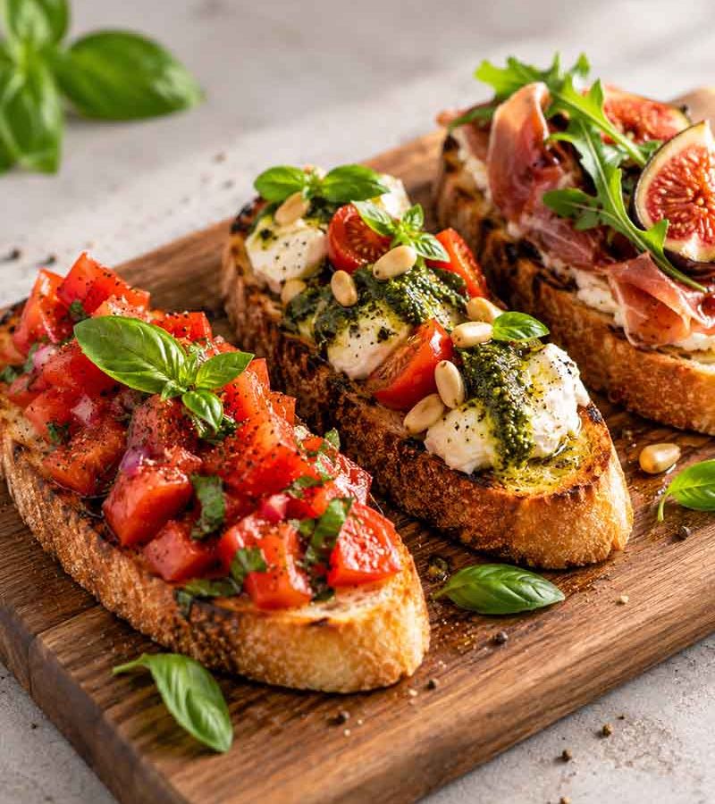 Bruschetta w trzech smakach 1 bruschetta w trzech smakach 8f7fbd32