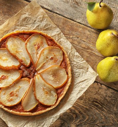 Jesienna tarta z gruszką i cynamonem 1 Jesienna tarta z gruszką i cynamonem