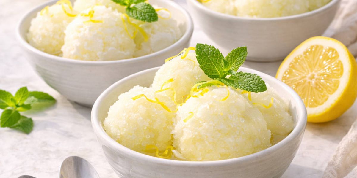 Lody cytrynowe jak sorbet „Limoncello” 9 lody cytrynowe jak sorbet limoncello b431a9e7