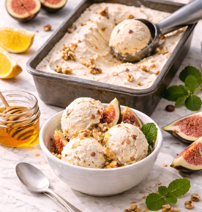Lody ricotta & figi 1 Lody ricotta & figi