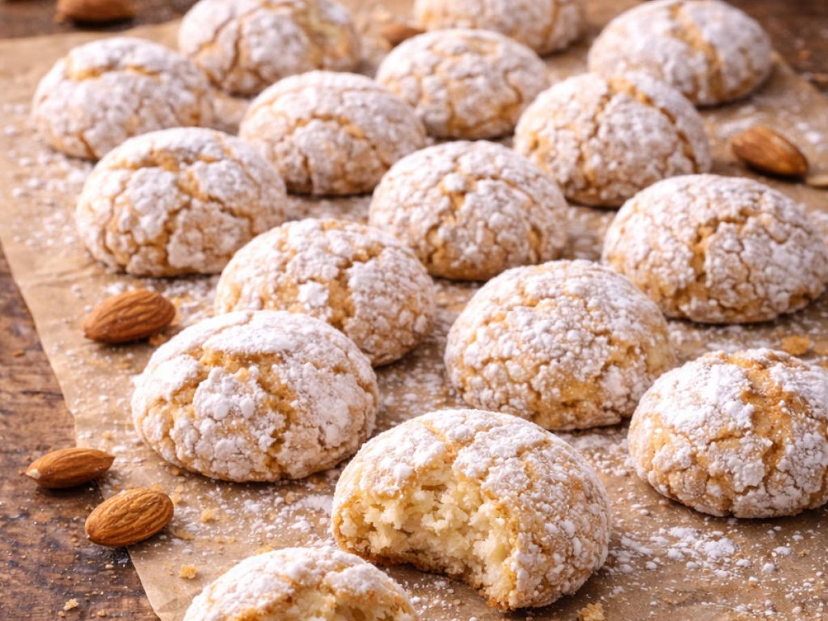 klasyczne amaretti migdalowe ciasteczka f7a6d8e8