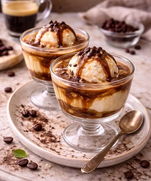 Affogato (lody + espresso)